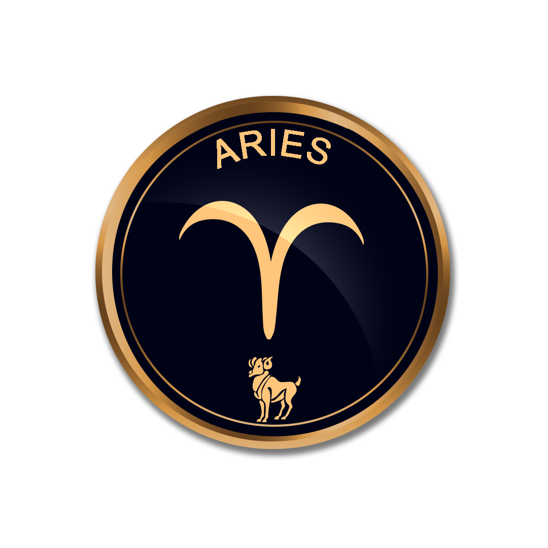 Zodiac Aries PNG, Gold Aries symbol PNG images, Aries sign transparent png full hd images download